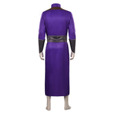 Game Baldur's Gate Gala Purple Outfits Cosplay Costume Halloween Suit